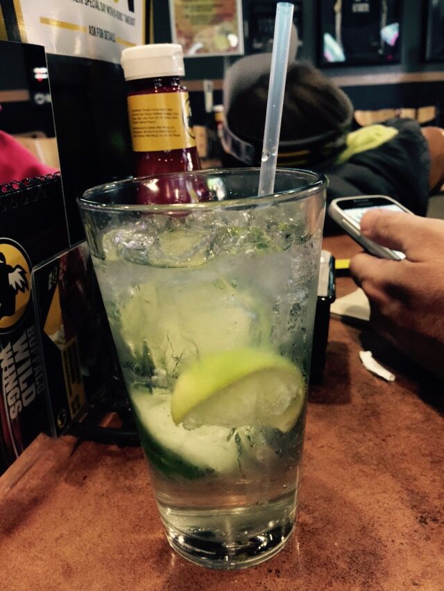 buffalo wild wings hendrick's gin & tonic