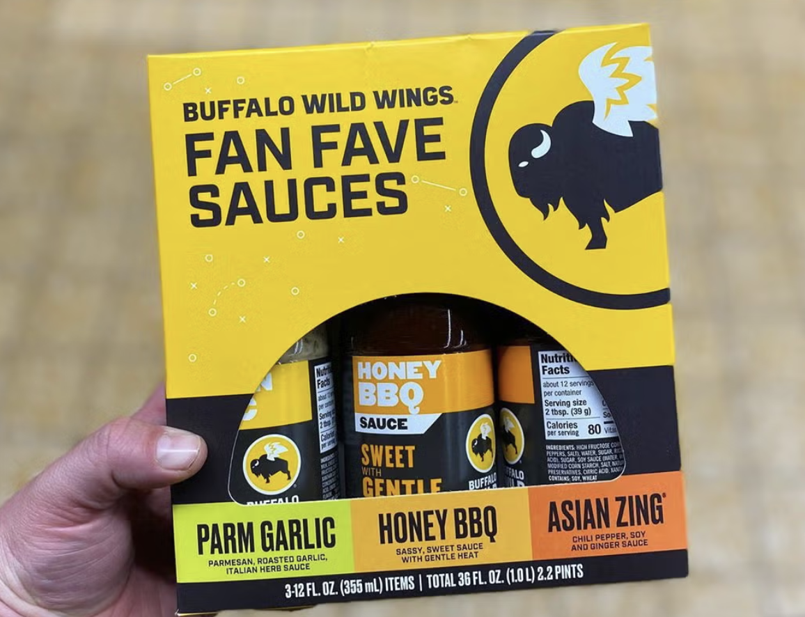 Buffalo Wild Wings Bottled Sauce & Rubs Menu